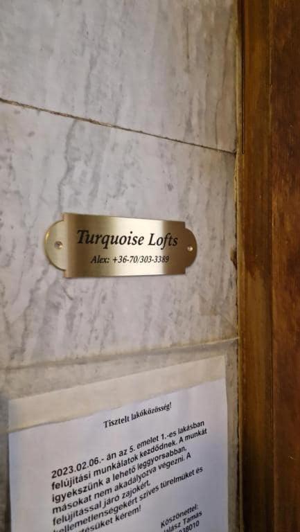 Turquoise Lofts Aparthotel Budapest Kültér fotó